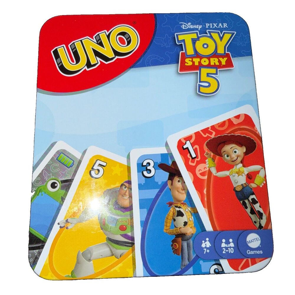 UNO Disney and Pixar Toy Story 5 Card Game